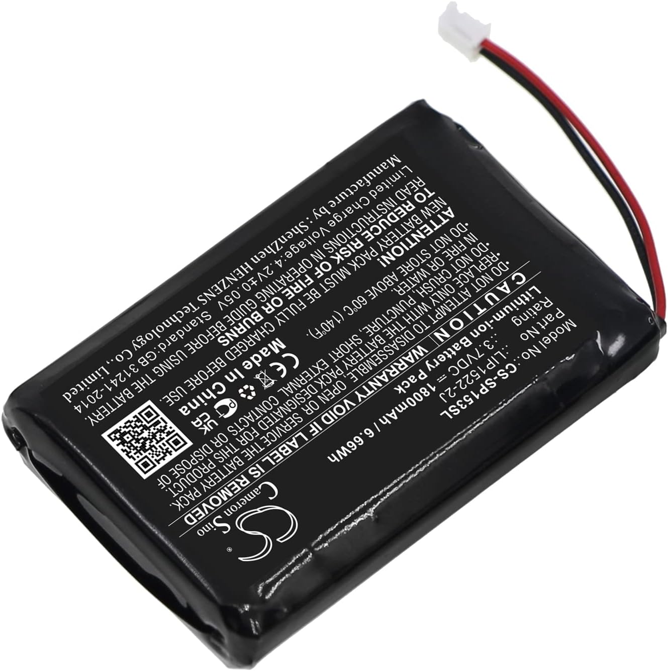 LIP1522-2J Replacement Battery for CUH-ZCT2J14 CUH-ZCT2J16,Battery (1800mAh/3.7V)