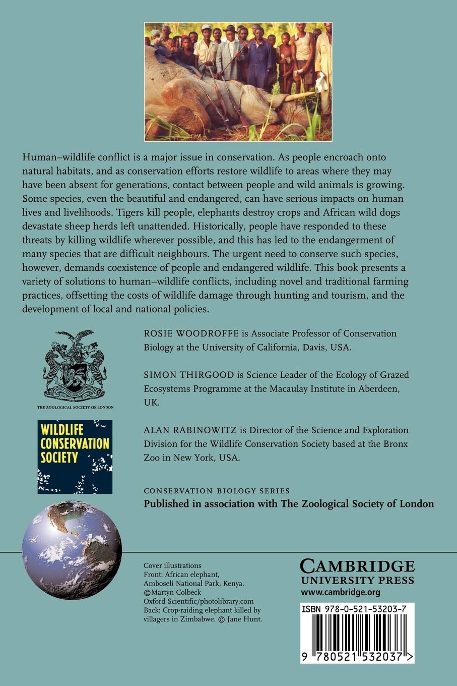 People and Wildlife, Conflict or Co-existence? (Conservation Biology, 9)