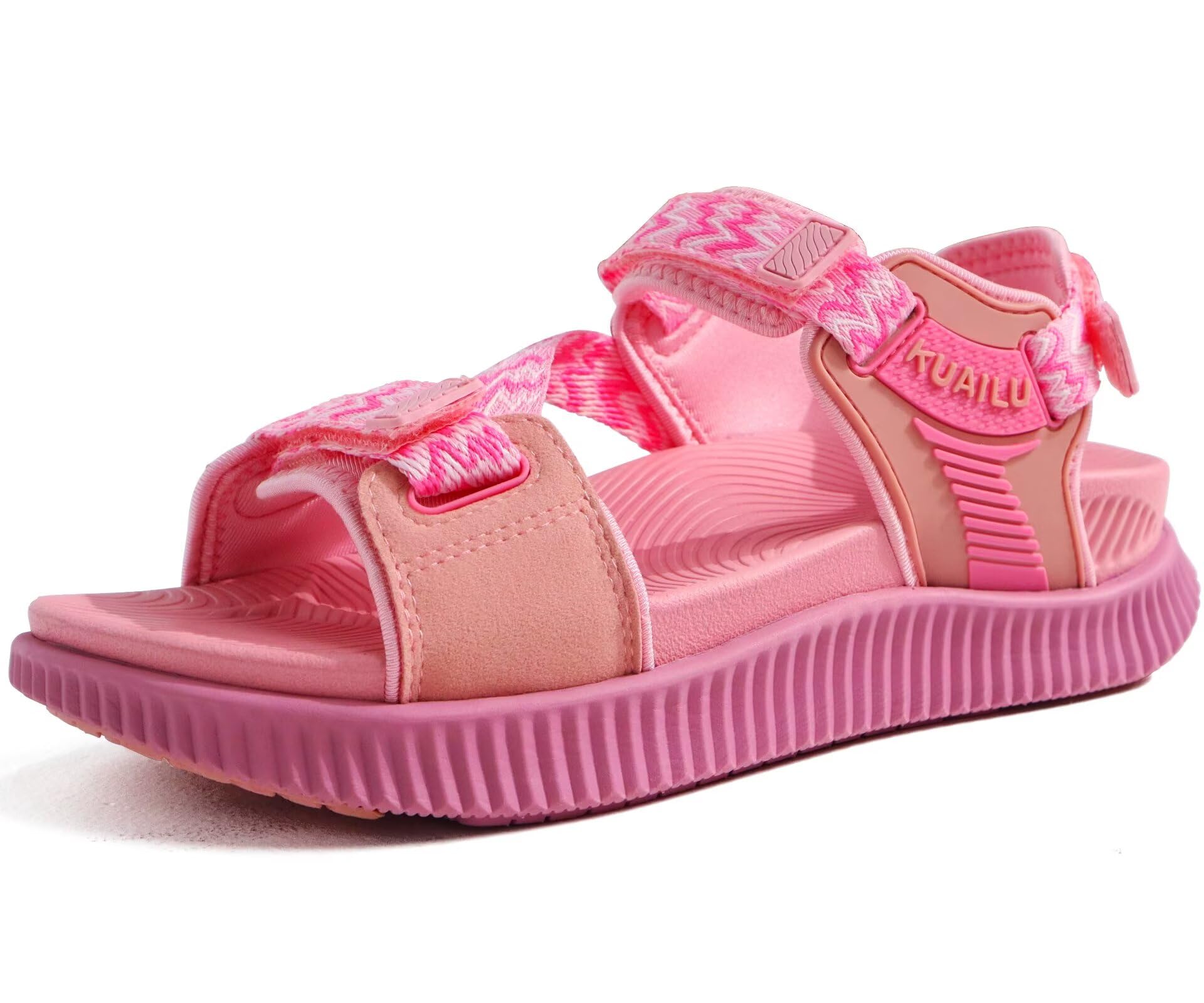 KuaiLu Womens Orthopedic Walking Sandals Arch Support Recovery Sport Outdoor Hiking Water Sandles Thick Athletic Cushion Comfortable Plantar Fasciitis