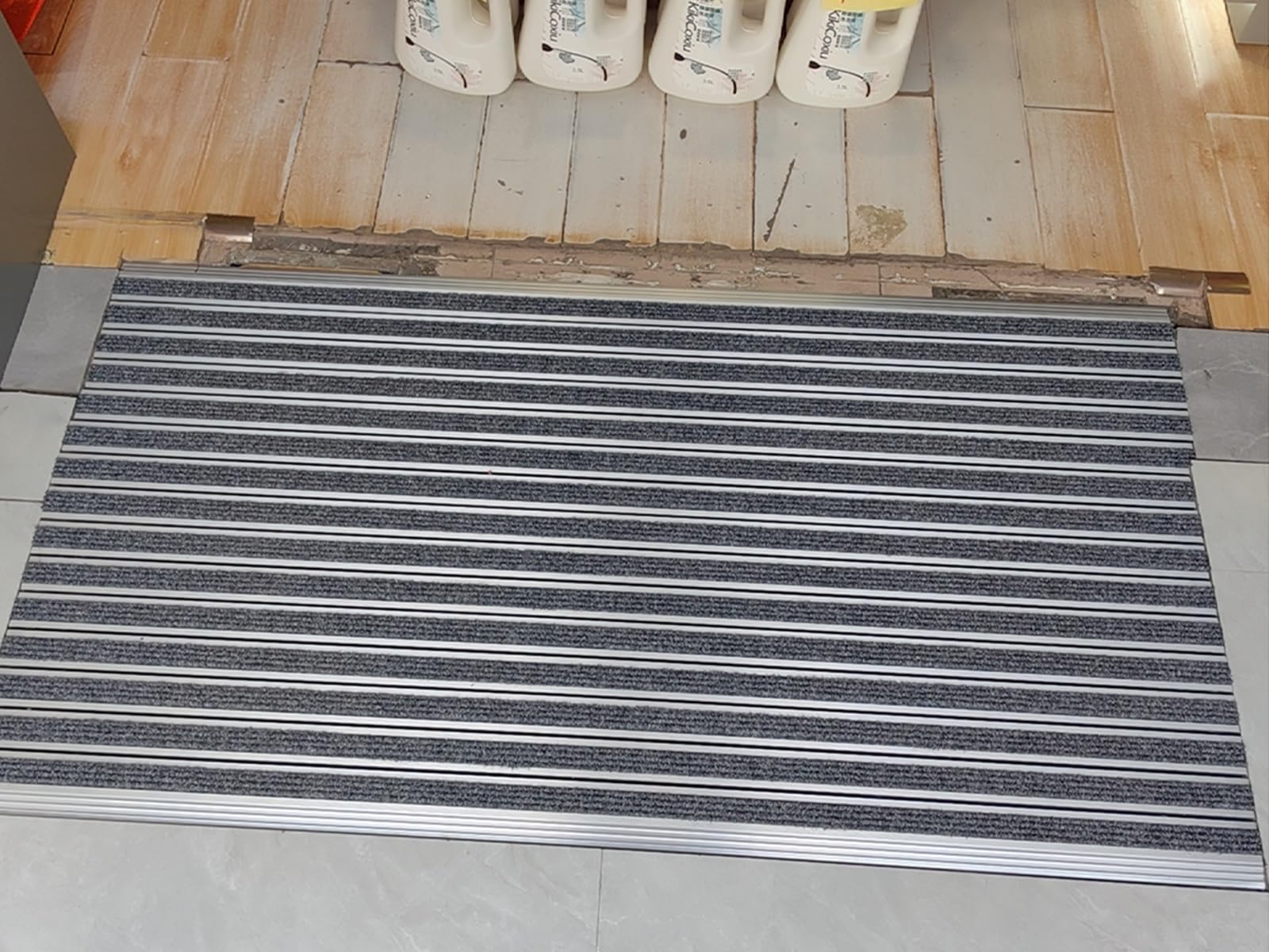 Fussmatte Aussen Fußmatte Für Den Außenbereich, Wasserdicht Rutschfest Willkommensmatten Für Den Winter, Für Haustür, Doppeltür, Veranda, Supermarkt, Schlammmatten Im Eingangsbereich(60x90cm/2x3ft)