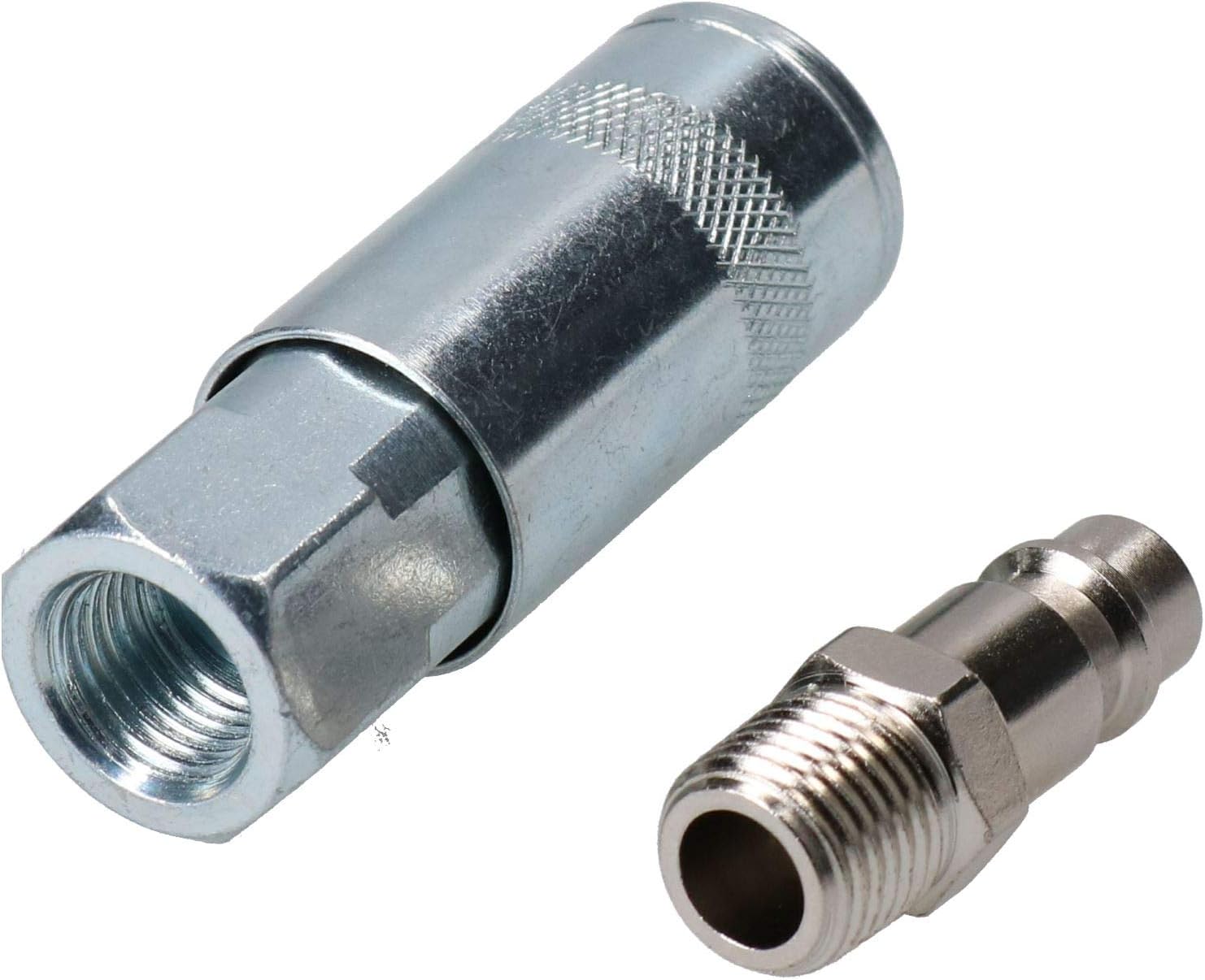 Male EURO to Female PCL Air Fitting Convertor Adapter Airline Hose Quick Release