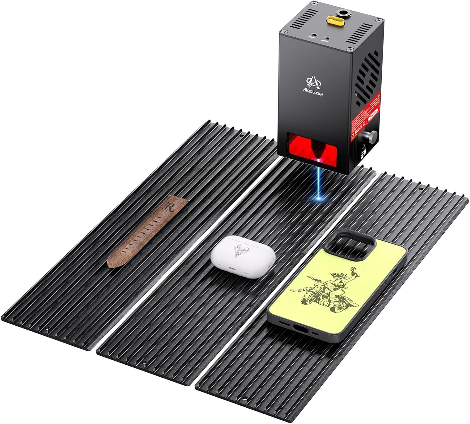 Mesa láser de panal de abeja 400 x 300 mm – Mesa de trabajo de panal ensamblable para grabado/cortador láser, accesorio para grabado láser de aleación de aluminio, protector de mesa, compatible