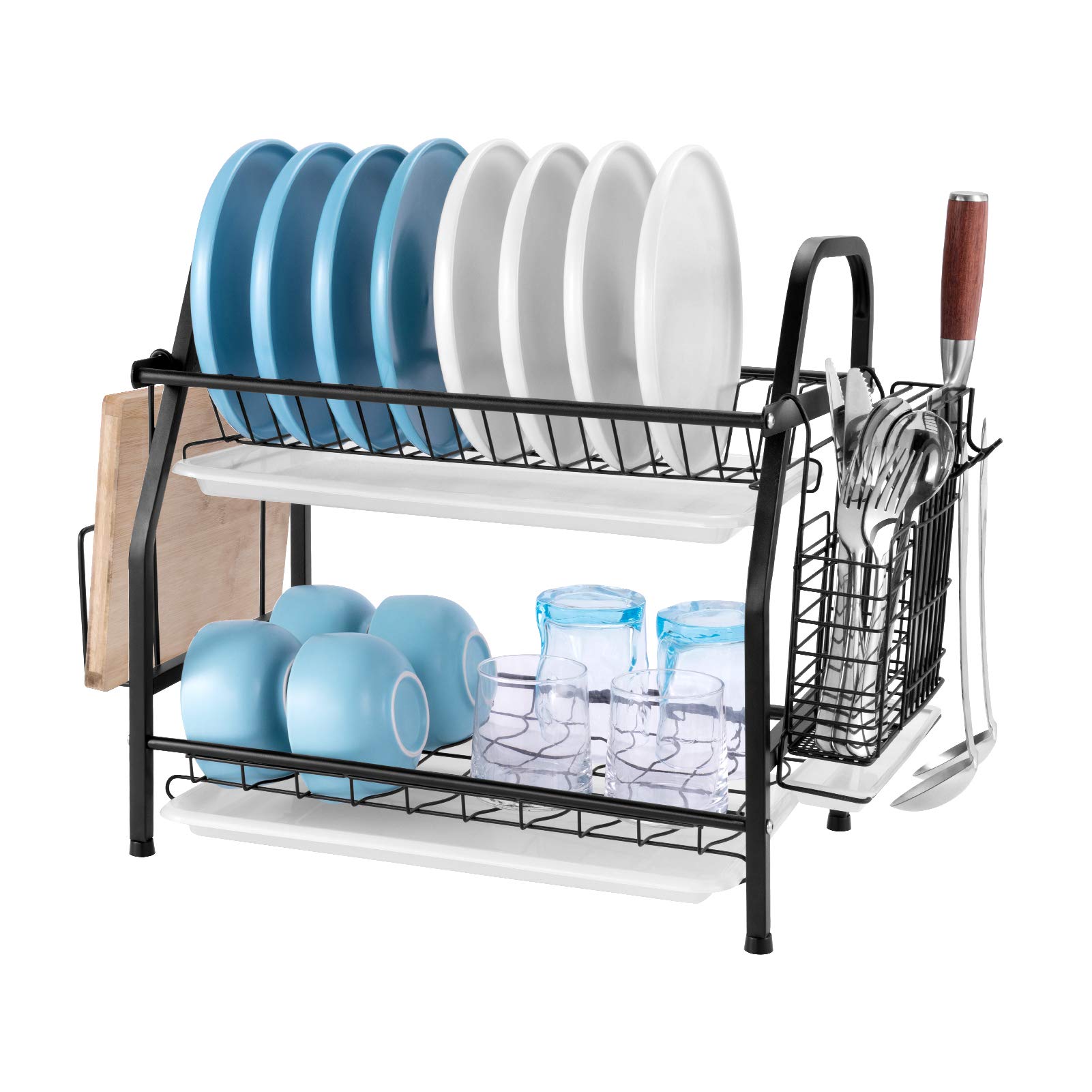 Buy Dish Drying Rack, bestwishes Dish Rack 304 Stainless Steel 2 Tier