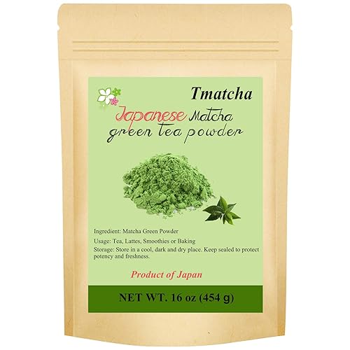 Miniatura 3 de CCnutri Polvo de té verde matcha, polvo de té verde matcha japonés, grado culinario, 8 onzas