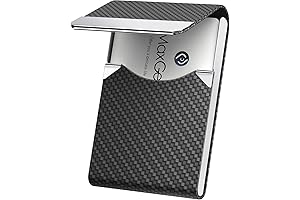 MaxGear Business Card Holder for Women and Men: Stylish, Slim, & RFID Protection