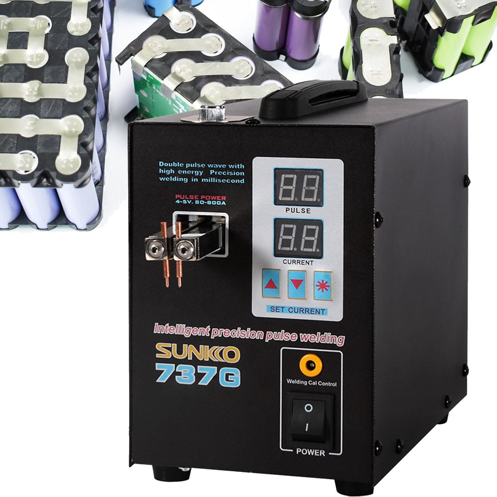 Lithium battery welding machine, Spot Welding Machine 2.8/4.3Kw 737G
