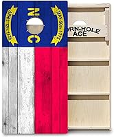 Vista 8 de CornholeAce ACE PRO State Flags Tablas profesionales para cornhole – ¡sin rebote! Patas anchas triples, madera contrachapada de abedul báltico