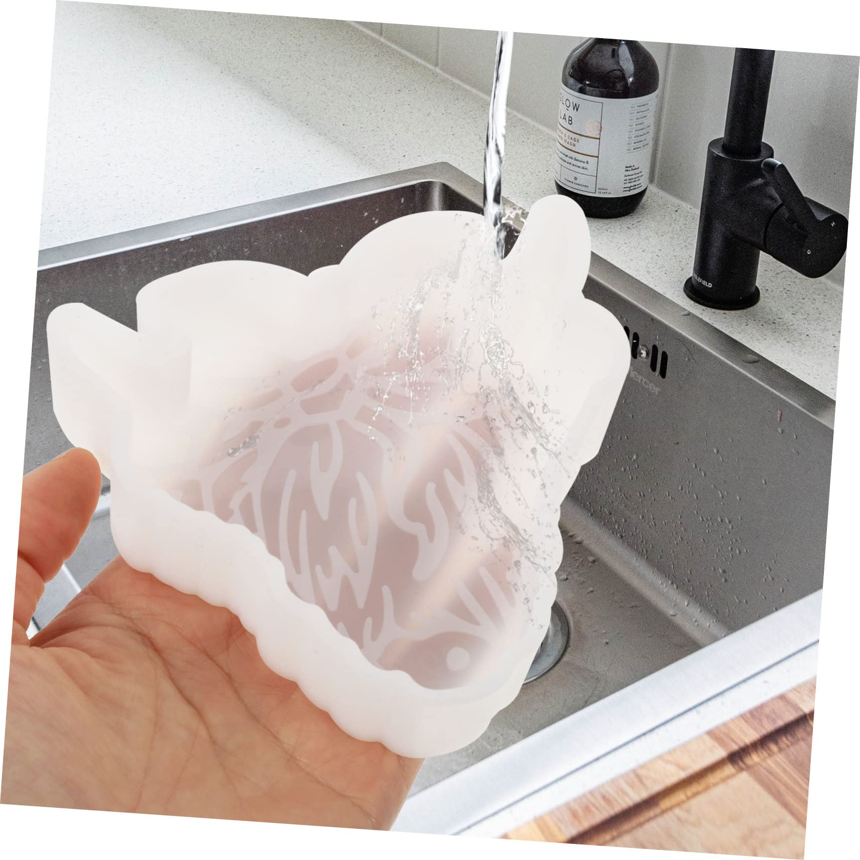 SHINEOFI 5pezzi Mold Per Candele Forma Di Testa Di Bue Silicone Flessibile Per Candele Profumate e Sottobicchieri Stampo Riutilizzabile Per Fai Da Te e Saponi Materiale Sicuro e Facile Da
