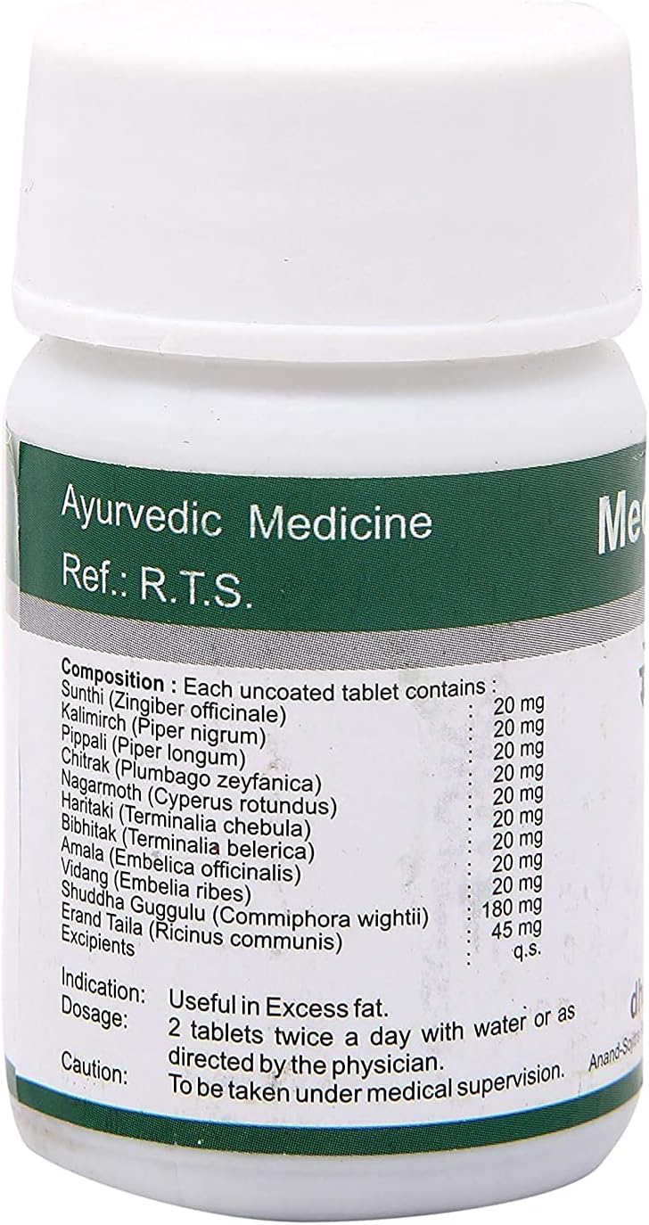 Panihari Dhanvantari Medohar Guggulu - 60 Tablets (Pack Of 4...