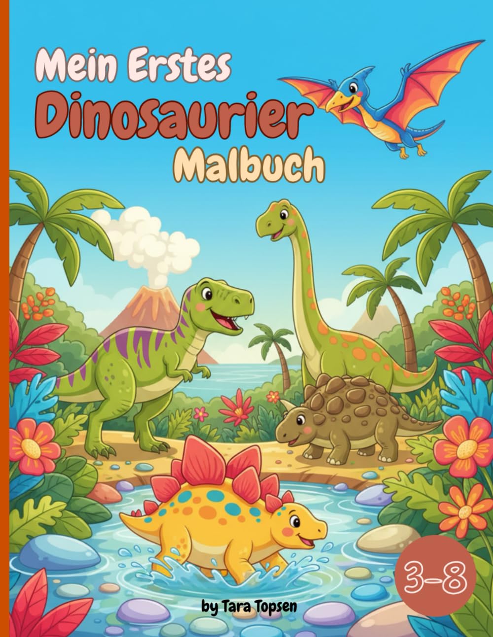 Mein erstes dinosaurier ausmalbuch