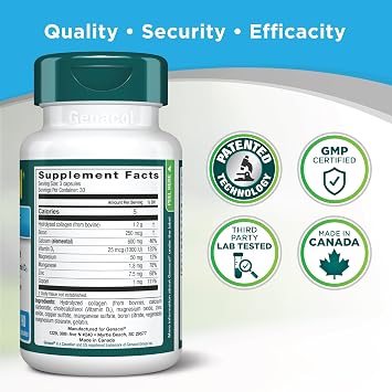 Genacol Bone & Joint Calcium, Vitamin D3, Boron & Collagen | Essential Nutrients for Strong Bones, Natural Relief of Joint Discomfort (Knees, Hips, Shoulders, Fingers)