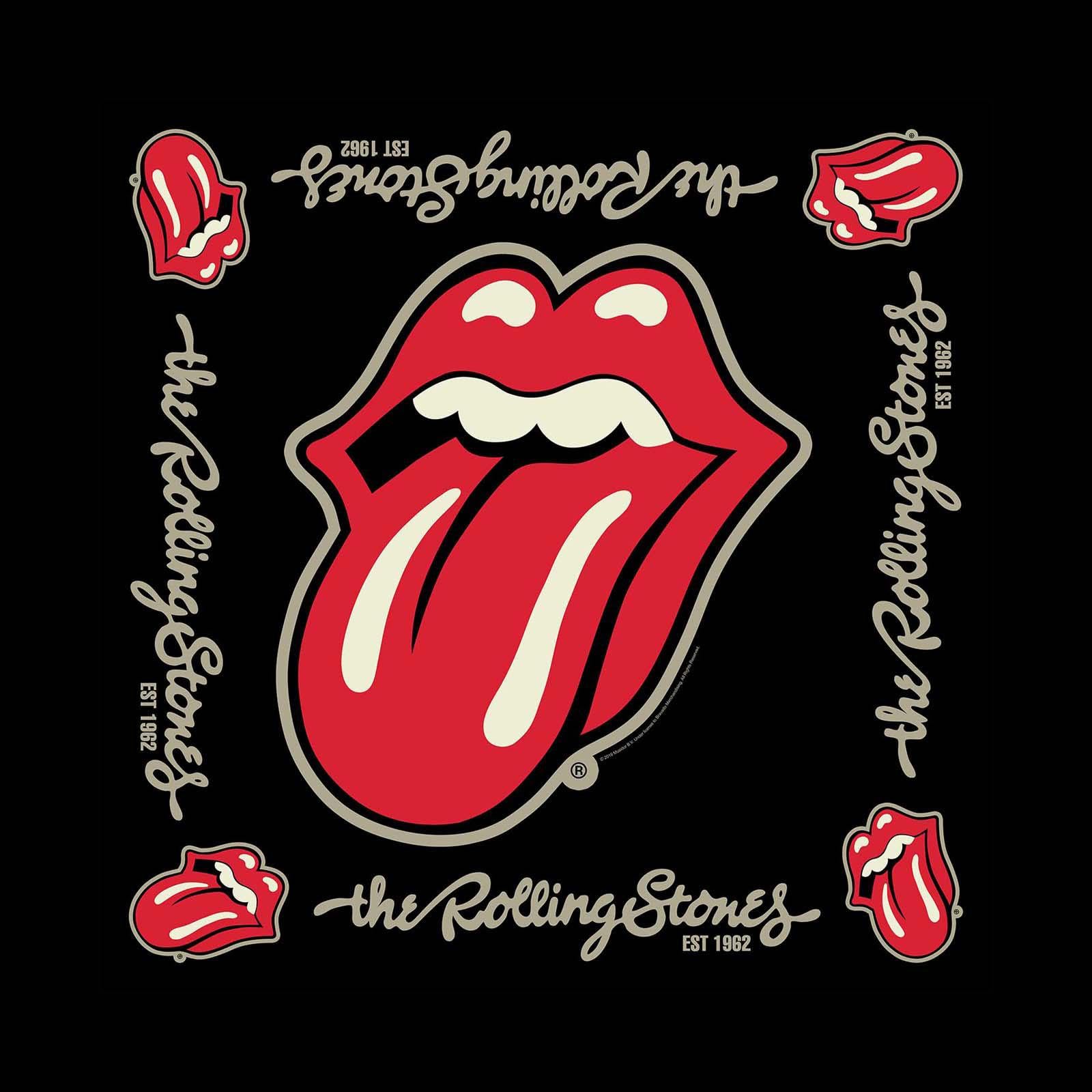 Razamataz Black The Rolling Stones Est. 1962 Bandana