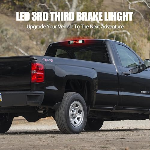Miniatura 122 de Tercera tercera luz de freno para Chevy Silverado 1999-2006/GMC Sierra 1500 2500 3500HD, 2007 Silverado/Sierra Classic Modelo LED Time Tunnel