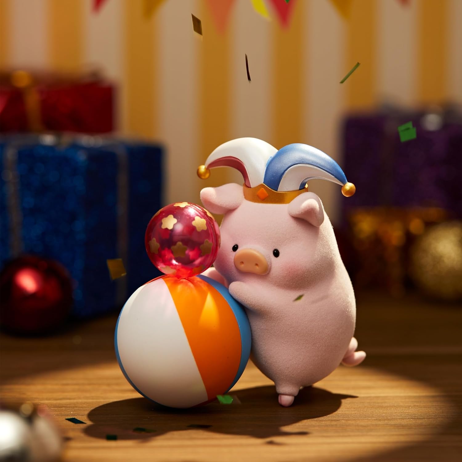 Lulu The Piggy Pig Celebration Series Blind Box Figures Home dector 8PCs Figurine Ornament