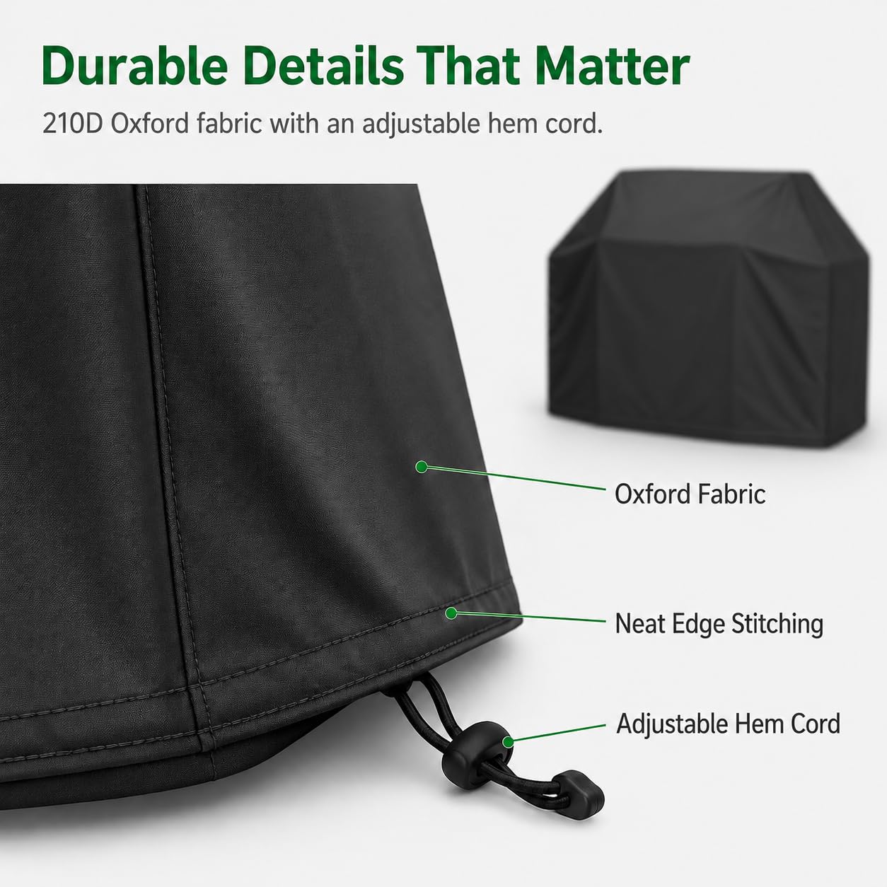 Funda Barbacoa para Barbecook Manua 2 2016-2026 | Tessuto Oxford 210D Impermeabile Resistente UV Polvere Neve Vento Facile Da Pulire Copertura Esterno