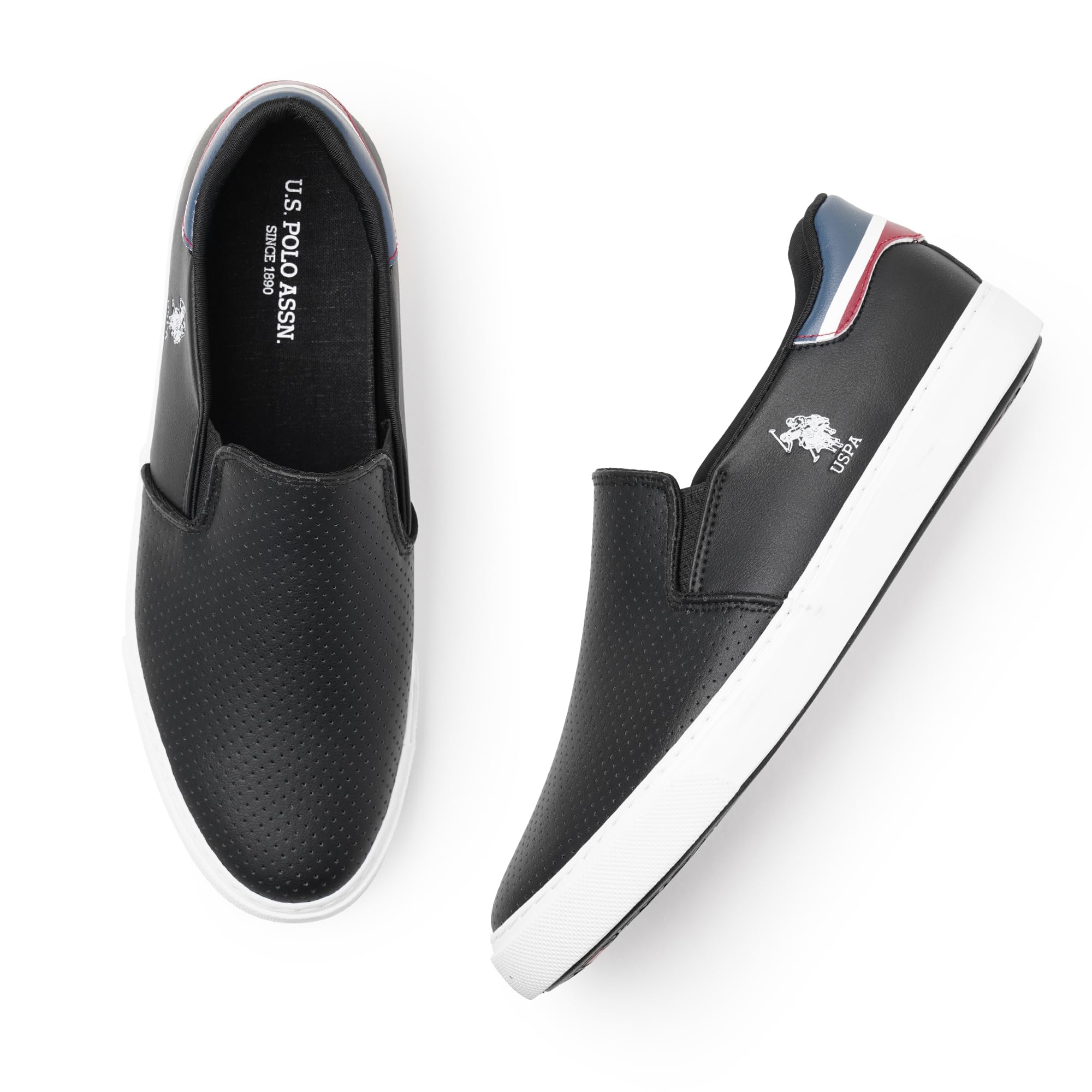 U.S. POLO ASSN. Mens Campbell 2.0 Black Sneaker-(UK11)(US12)(2FD24660Z01) (B0D9BSCB8T) Amazon Price History, Amazon Price Tracker