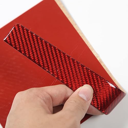 Miniatura 6 de HAPPYHORSE Panel de consola central de automóvil compatible con Jaguar F-Type 2013-2023 de fibra de carbono real para panel de control central de