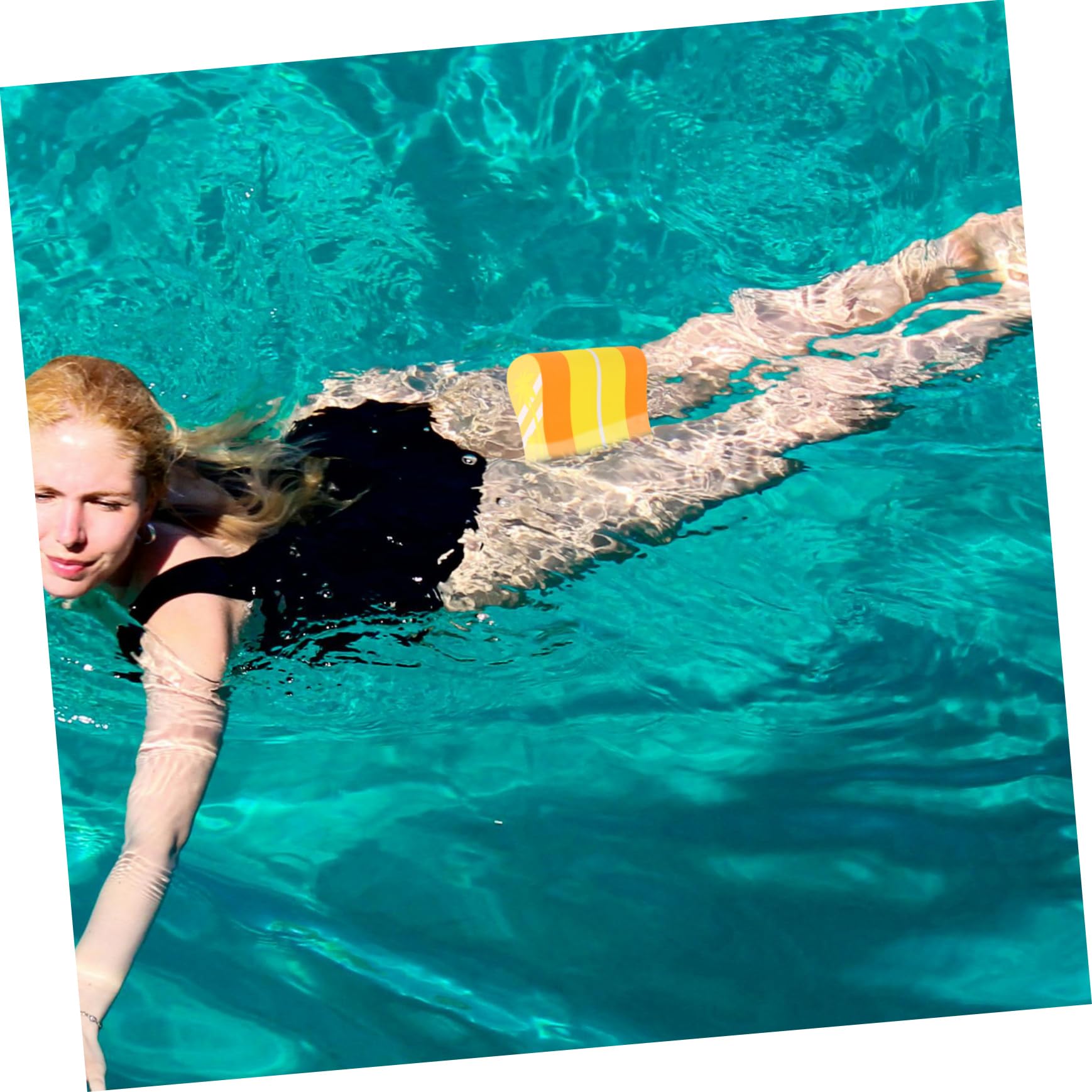 Mikikit Tabla de Entrenamiento de natación para flotadores de de Entrenamiento de natación Tirar del Flotador de la del kickboard Eva