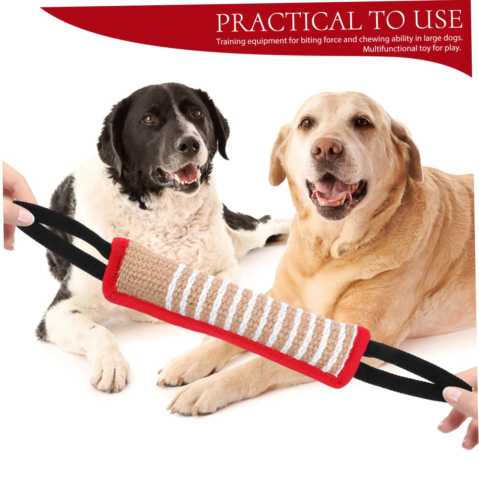 Toddmomy 4piezas Almohada De Morder para Perros Juguete Interactivo De Jute para Entrenamiento y Diversión De Mascotas