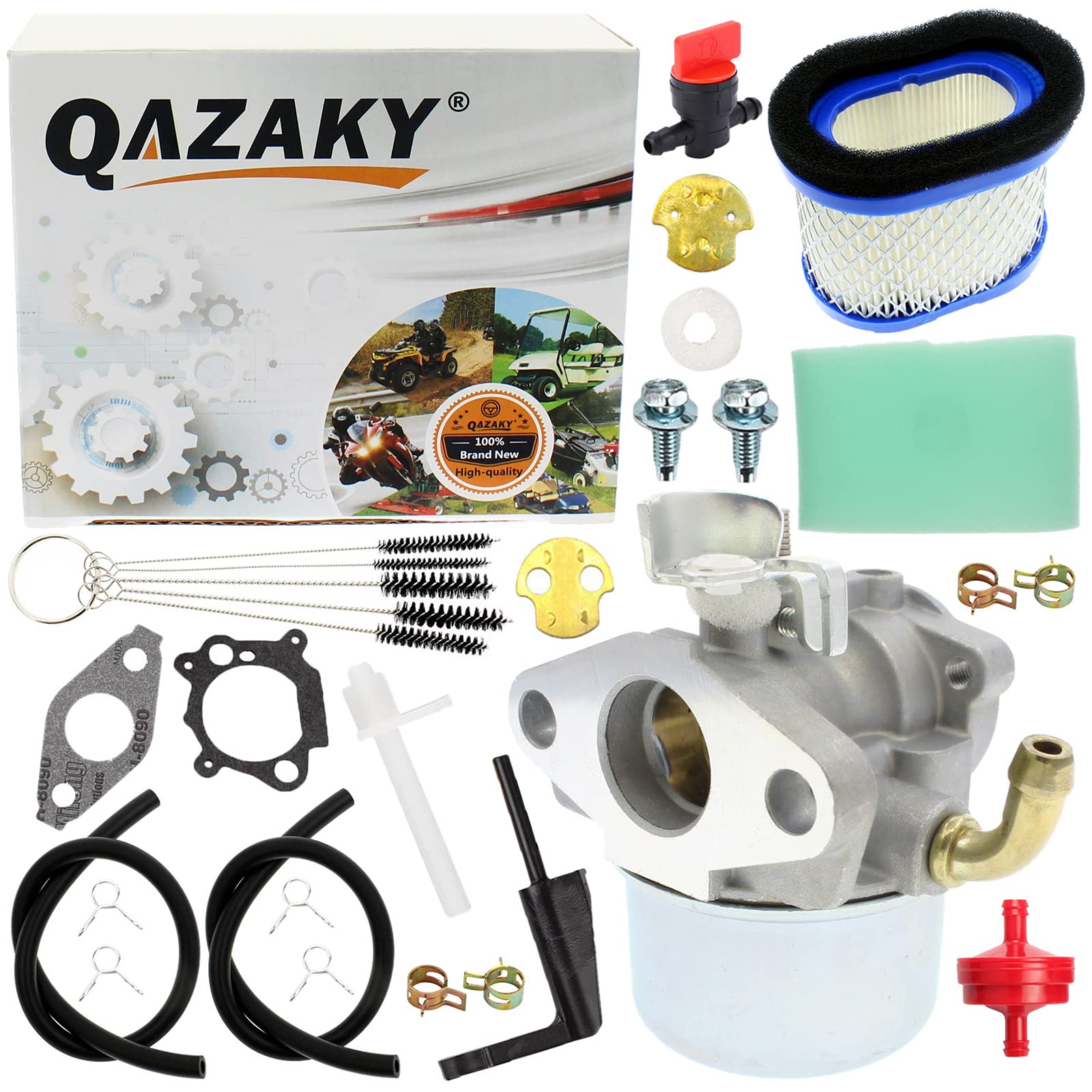 QAZAKY Carburetor Compatible with 591925 693518 698475 698479 Engine Motor Powered Chipper Shredder Craftsman Garden Tiller Lawnmower Generator Carb