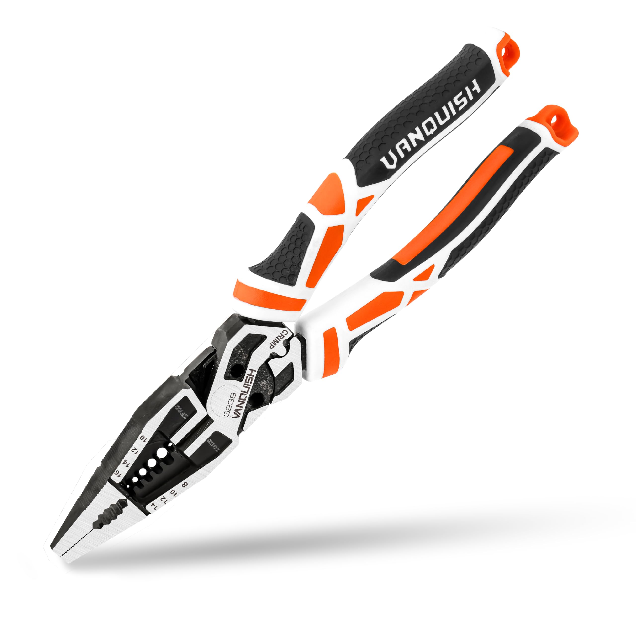 Vanquish 8-in-1 Pliers - Wire Cutter & Stripper -10
