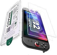 NIMASO DGP25K1994 Blue Light Cut, Protective Film for Nintendo Switch 2 / Switch 2, LCD Glass Film, Reduces Eye Fatigue, Tempered Glass, 9H Hardness, Anti-Fingerprint, High Sensitivity Touch