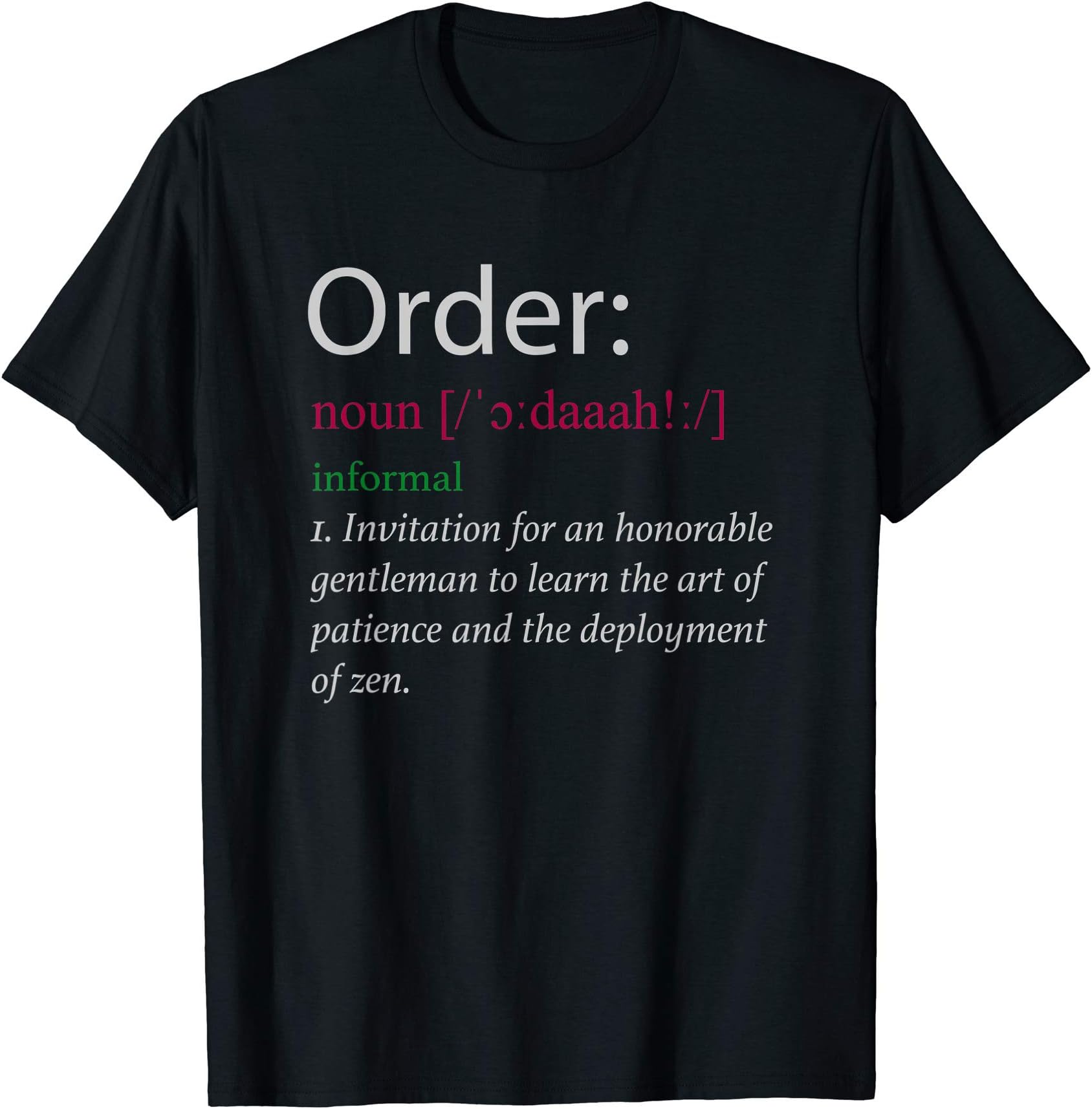 John Bercow Order Definition - Funny Brexit Shirt Present T-Shirt