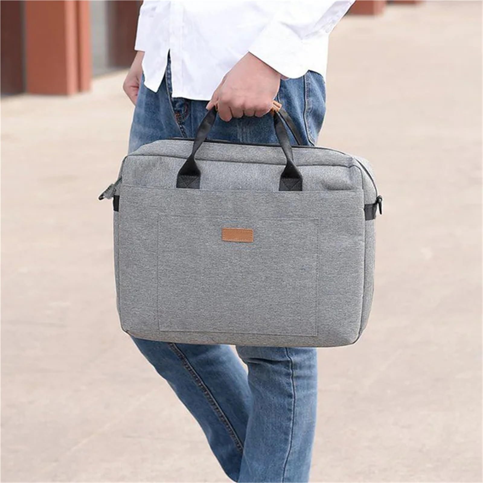 Valigetta 24 Ore Uomo Valigetta da uomo for viaggi d'affari, tessuto Oxford elegante e casual for uso computer, borsa