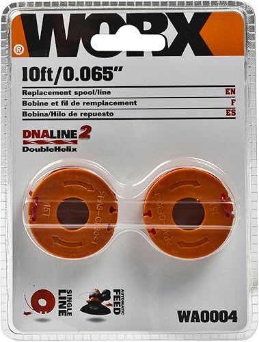 Miniatura 6 de Worx WG170.2 Power Share GT Revolution - Cortadora de cuerda inalámbrica de 12 pulgadas (batería y cargador incluidos) y WA0004 (2) línea de