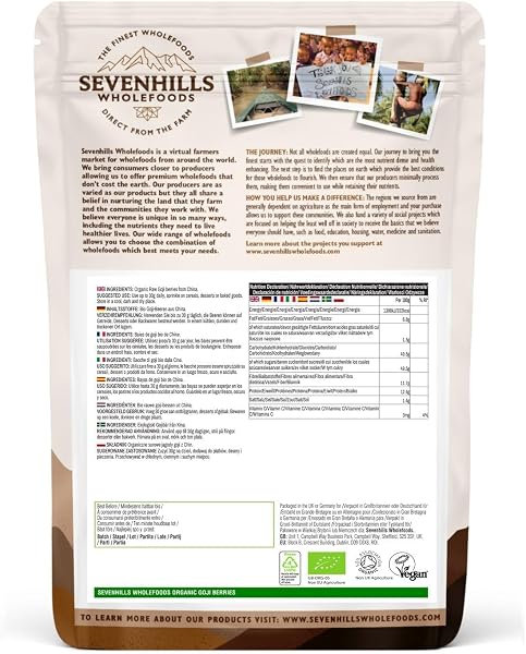 Sevenhills Wholefoods Bacche Di Goji Bio 500g - 5