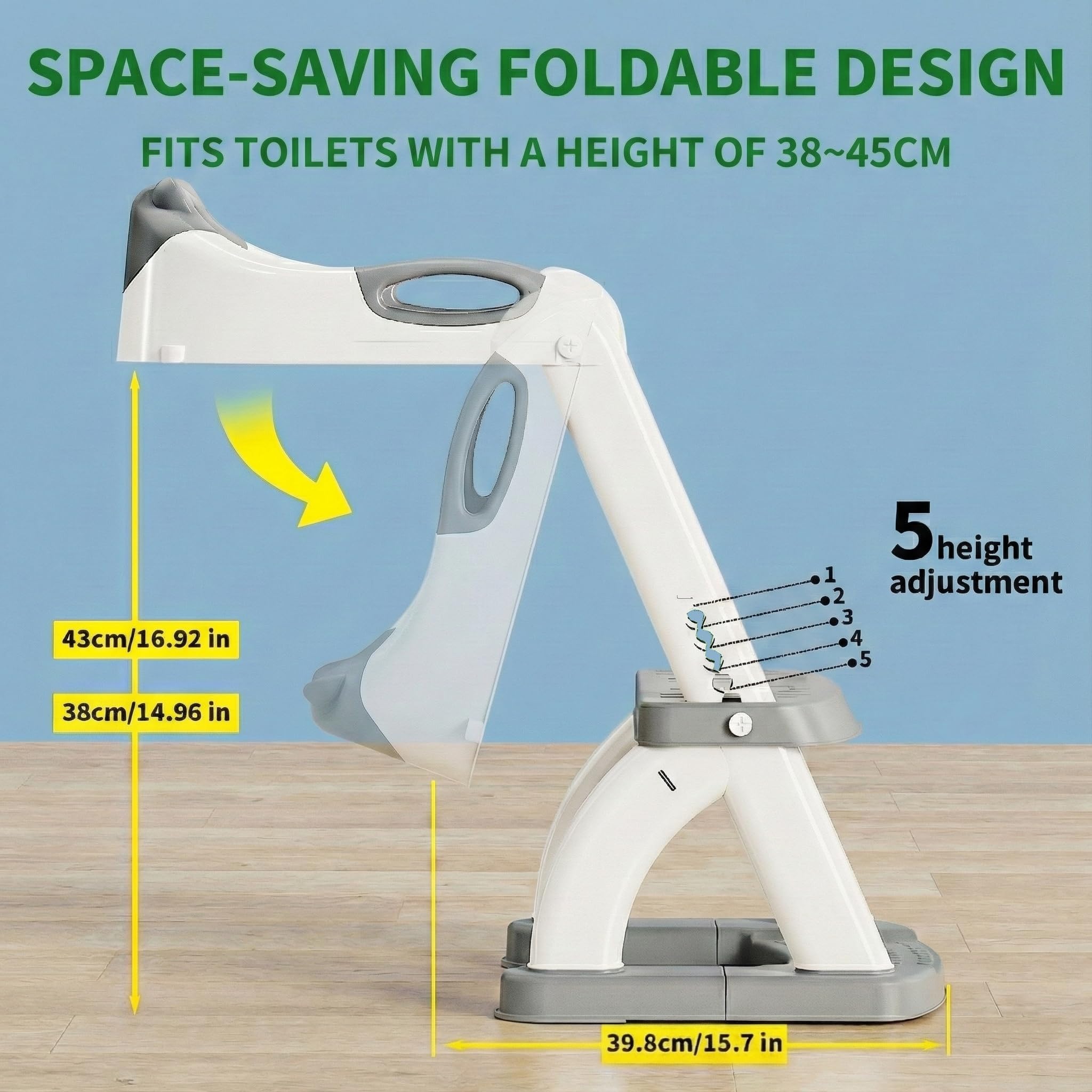 Sedile WC bambini con scale