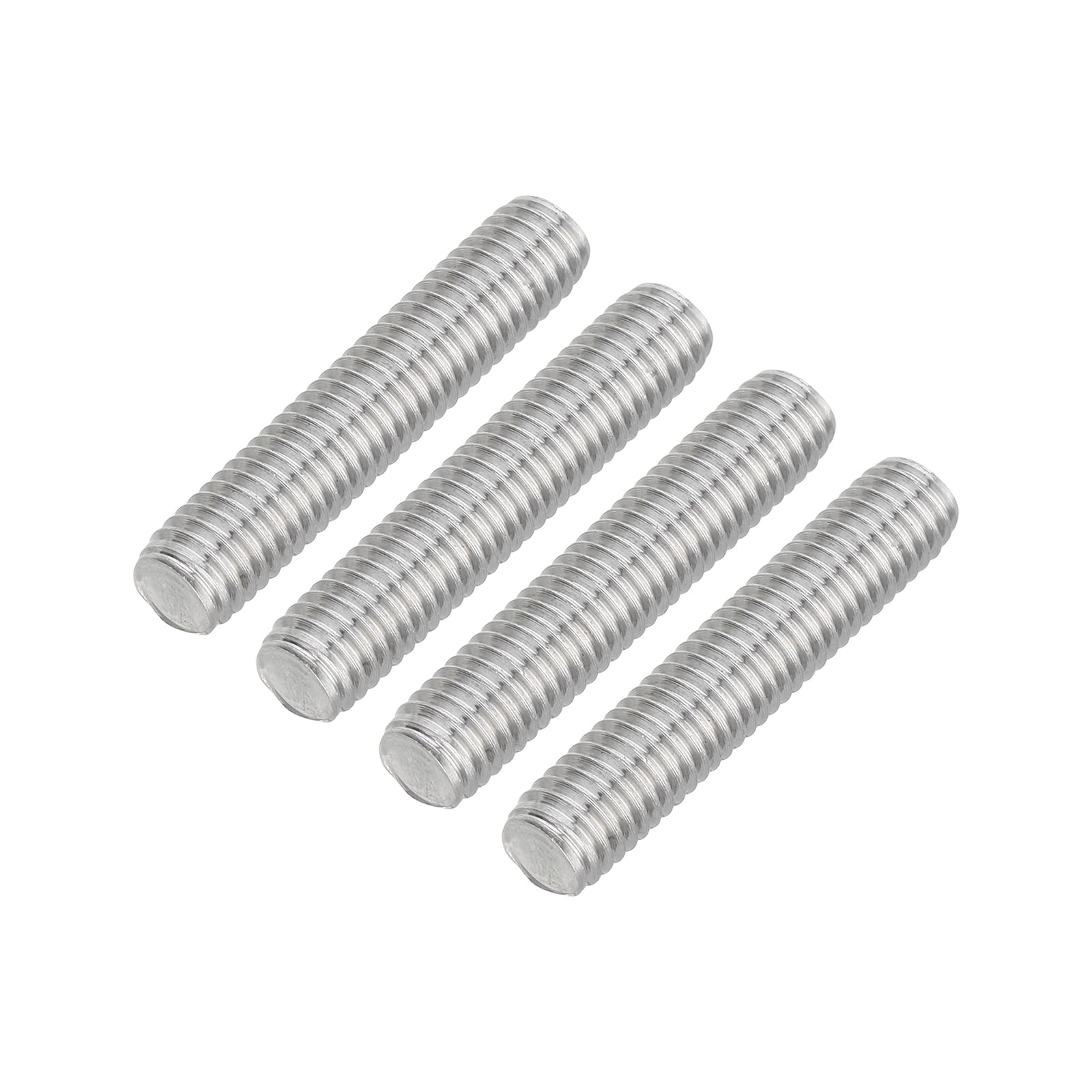 QUARKZMAN Varilla Roscada M8 x 40mm Acero Inoxidable 304 Rosca Derecha 4 Piezas