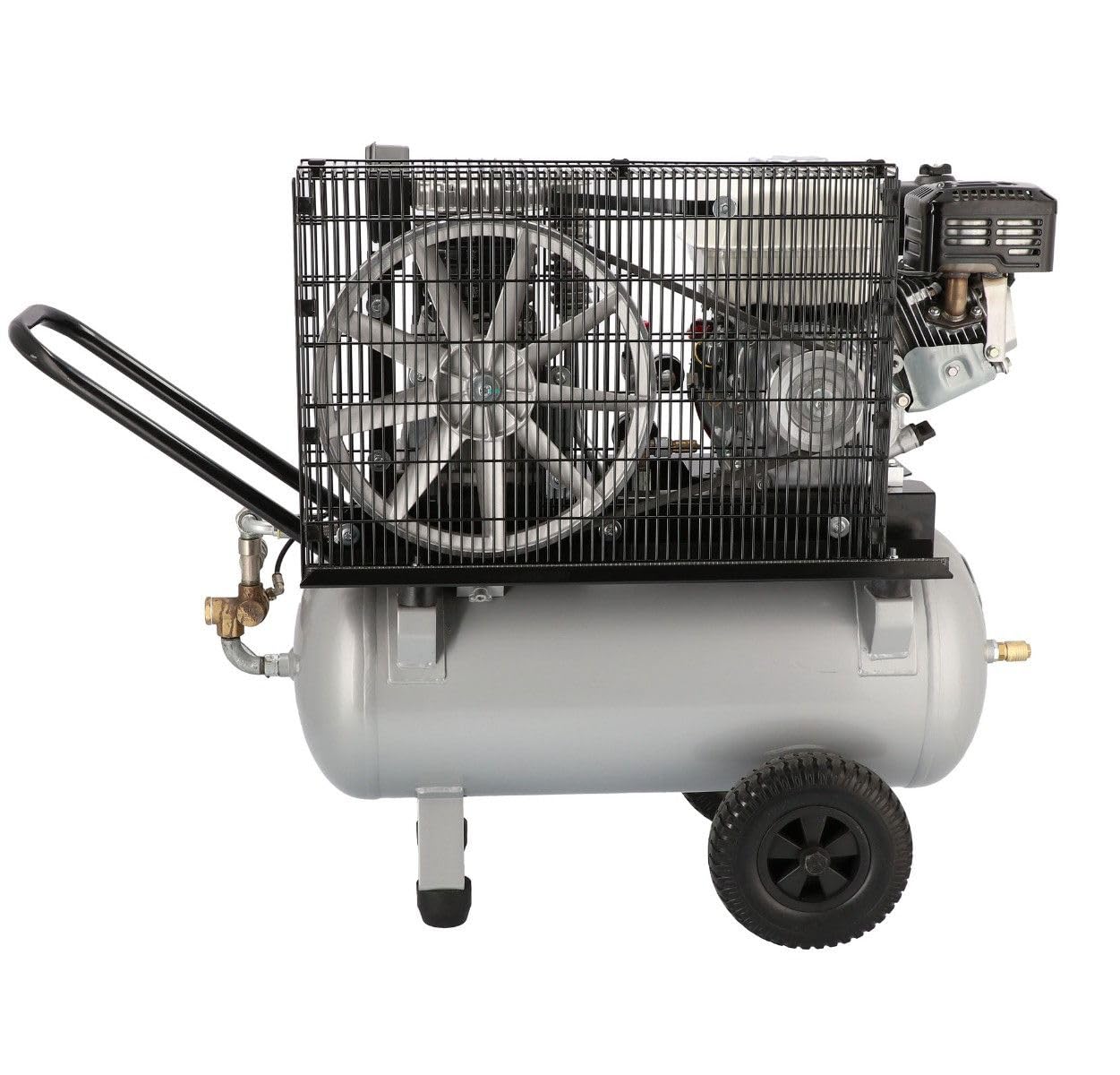 Compresor de aire de gasolina BM 50-410 (HONDA GP160) 10 bar 4,8 CV / 3,6 kW 247 l/min 50 l
