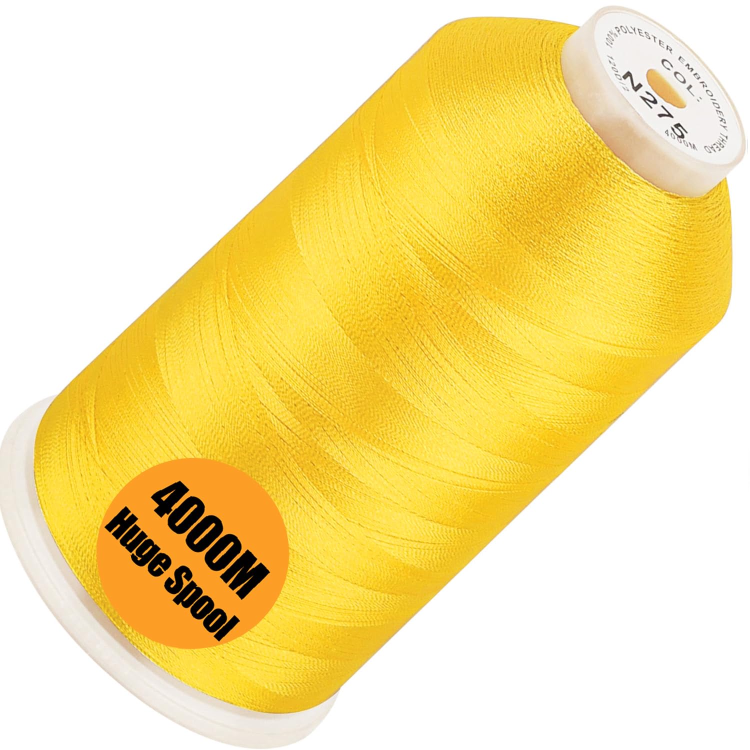 New brothread Huge Spool Embroidery Thread -Canary Yellow Fits Janome Color
