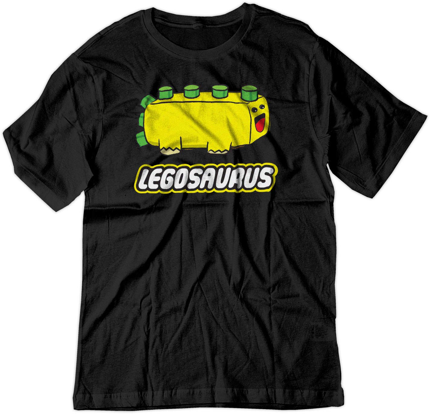 Men's Legosaurus Cute Dinosaur Block Shirt