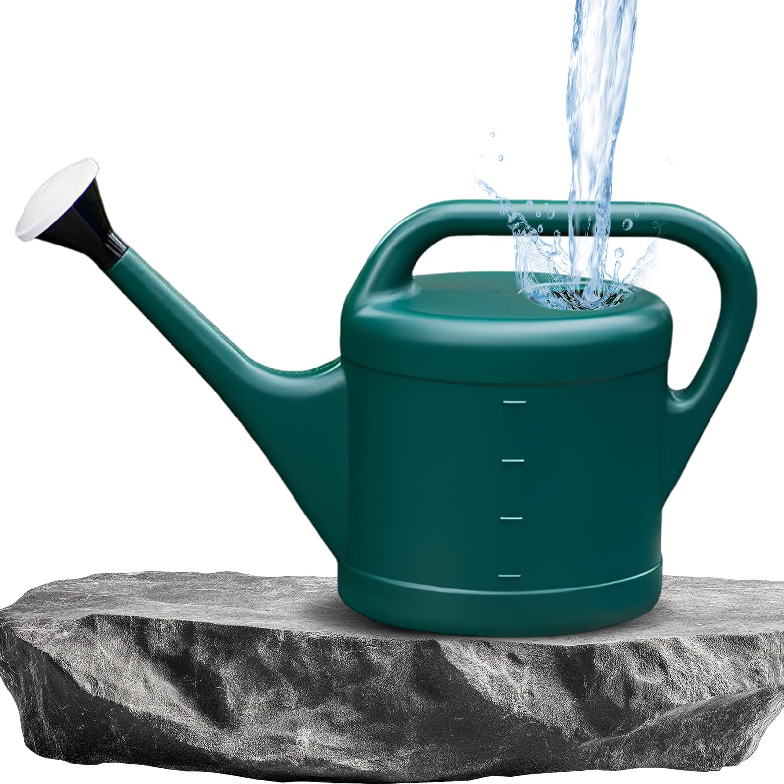 Arrosoir de jardin, récipient d'eau portable léger avec poignée, tête d'arrosage de grande capacité pour l'entretien des fleurs de jardin et de cour