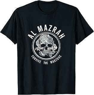 Al Mazrah Survive The Warzone It is Your Duty Map Gamer T-Shirt