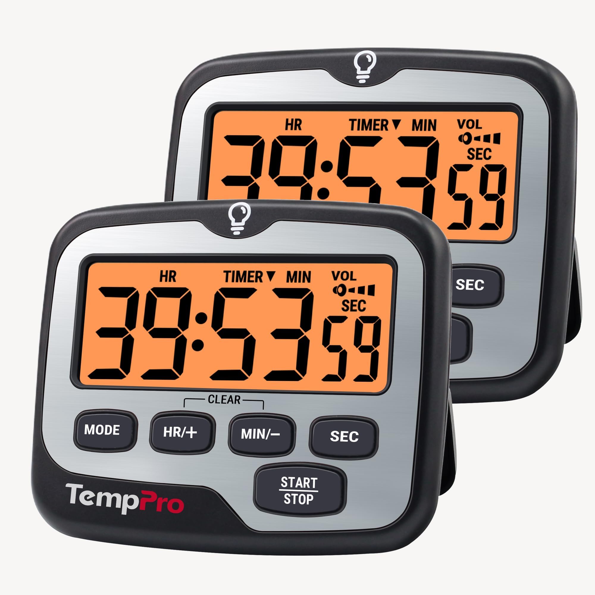 TempPro Digital Kitchen Timer - Count Up/Down -9 TempPro Digital Kitchen Timer - Count Up/Down -9