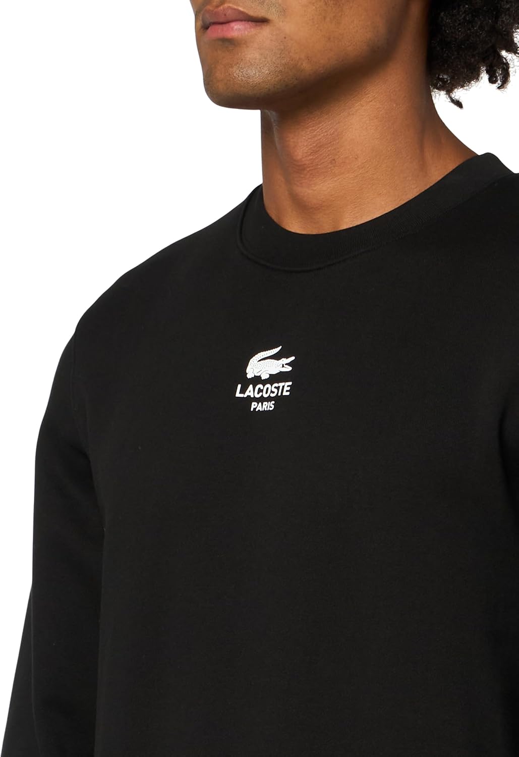 Lacoste mens Soft Branding Fleece Sweatshirt - Image 3