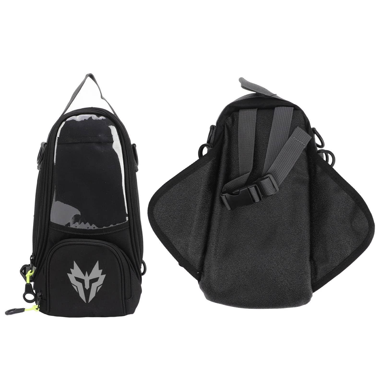 Sac Réservoir Carburant Moto 4,5L Magnétique - Tissu Oxford Gris, Grande Capacité Navigation
