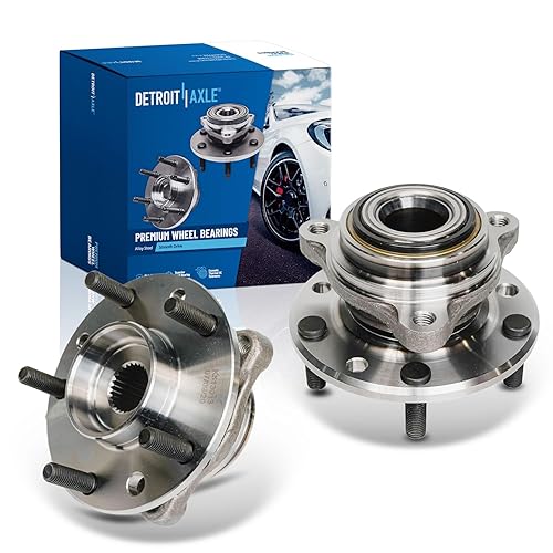 Miniatura 43 de Detroit Axle - 2 bujes de rodamiento de rueda delantera o trasera para Ford Explorer 2011 2012 2013 2014 2015 2016 2017 2018 2019 Police Interceptor