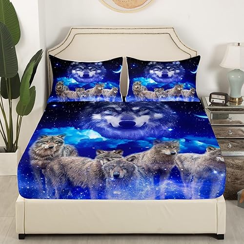 Miniatura 213 de Castle Fairy Juego de sábanas con temática de Halloween, tamaño Queen, juego de ropa de cama con estampado de animales de murciélagos negros