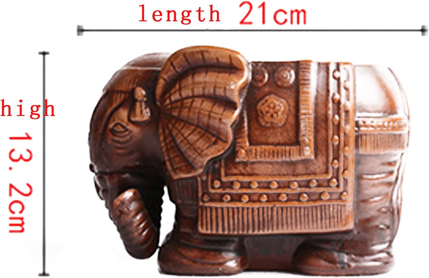 Terracotta Flowerpot/Garden Antique Elephant Design Flower Planter Pot(Style A)