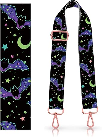 Shoulder Purse Strap Replacement Adjustable Belt, 1.5" Wide Crossbody Purse Strap Cute for Women Canvas Bag Handbag