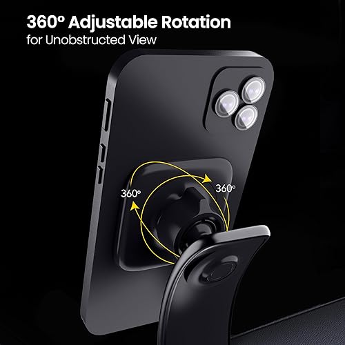 Miniatura 7 de aetos Soporte para teléfono MagSafe para iPhone 171615141312 ProPlusMax y teléfonos Android con adaptador de anillo. Cabezal giratorio de 360 y