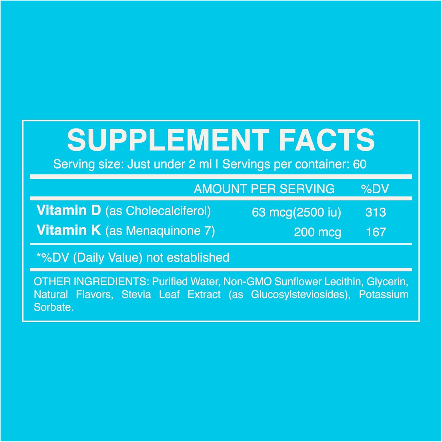 Infinite Labs Liposomal Vitamin D3 & K2+ | Bone & Heart Guardian | High Absorption Formula for Optimal Bone Density & Cardiovascular Support | Gluten Free, Sugar Free | 150ML, 5 Fl Oz