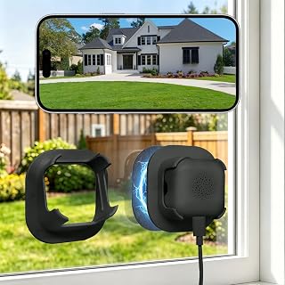 3MP 2K Window Security Camera with Two Way Talk for Home, Office | Human Detection & Auto Tracking, 5GHz & 2.4GHz WiFi, 24/7 Recording, Full-Color Night Vision, Quick & Easy Installation