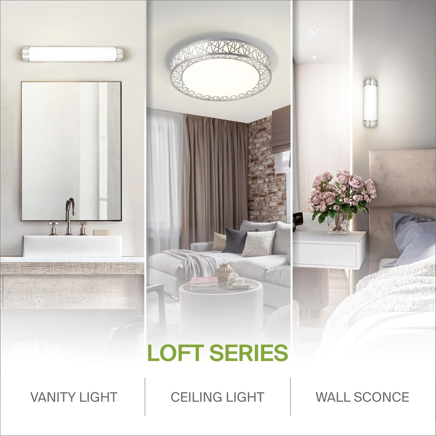 ASD 48 Inch LED Bathroom Vanity Light, 5CCT 2700K-5000K 35W, Dimmable Bathroom Light Fixtures, Modern Vanity Lights for Bathroom Lighting Fixtures Over Mirror, Wall Light Bar, Brushed Nickel, ETL