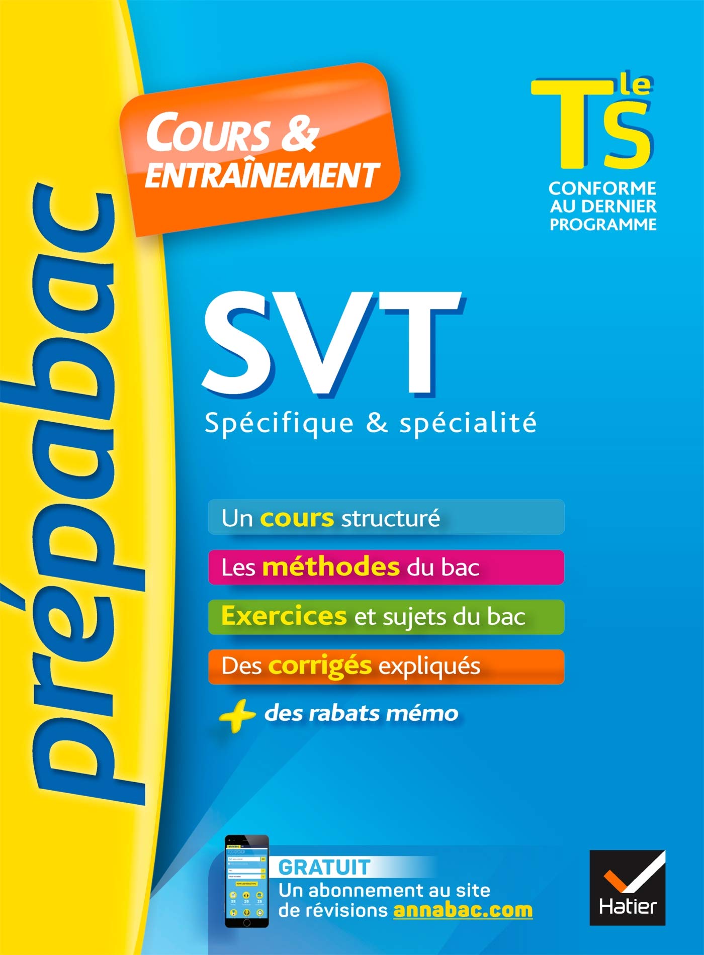 Prepabac Cours et entrainement: SVT - TLE S (Specifique & specialite)