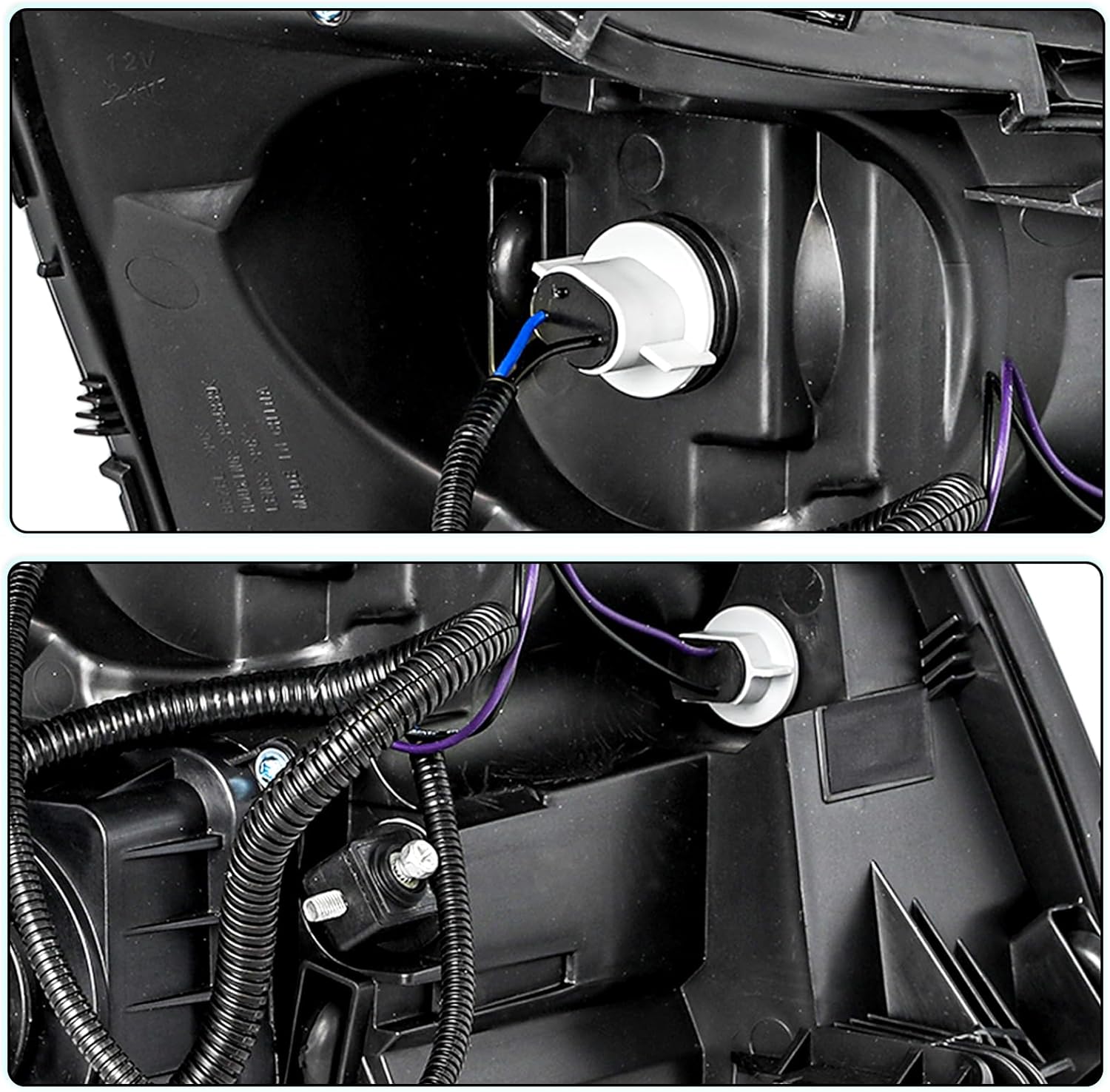 Headlights Assembly[HID/Xenon Model] Fits for 2006 2007 2008 2009 2010 2011 Cadillac DTS OE with Bulb, Driver Side